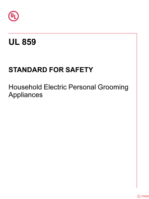 UL 859 PDF UL 859 PDF